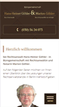 Mobile Screenshot of anwaltsbuero-goehler.de